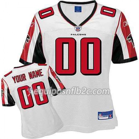 Camiseta Mujer NFL Atlanta Falcons Personalizar Blanco 